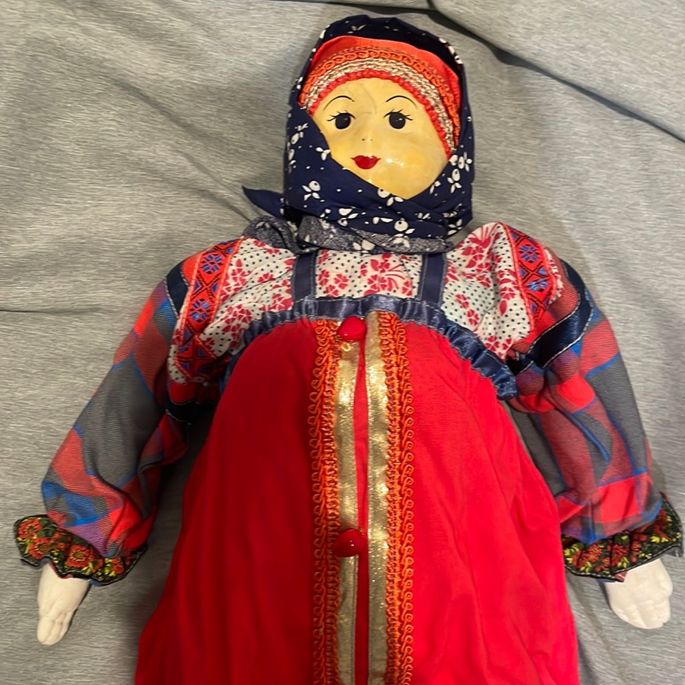 Antique Handmade Lady Doll